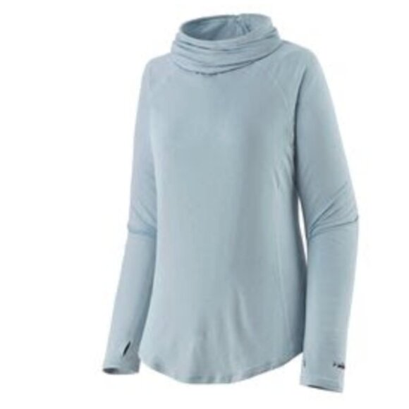 Patagonia women's tropic comfort natural shirt (L, pale blue) - has flaws - Picture 1 of 15